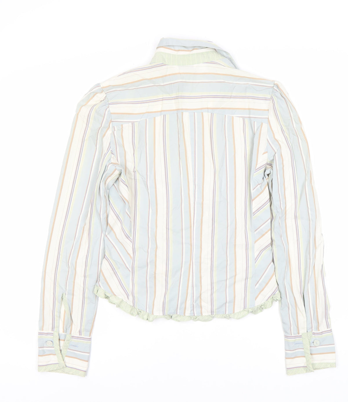 MNG Women's Multicoloured Striped Blouse Size 16