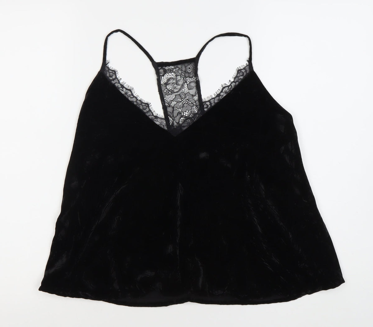 French Connection Black Lace Camisole Women XS