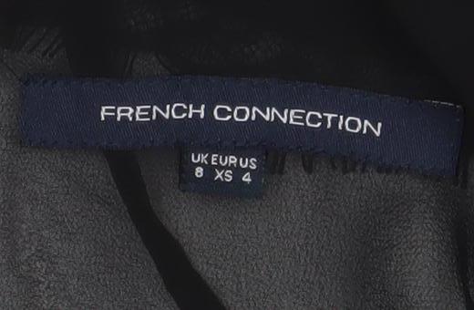 French Connection Black Lace Camisole Women XS