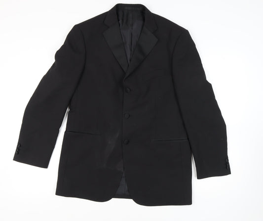Marks and Spencer Men's Black Blazer, Size M, Formal
