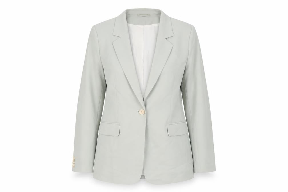 H&M Women's Green Blazer M - Smart Casual Style