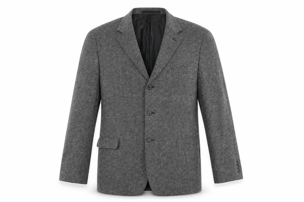 Marks & Spencer Men's Black and White Blazer 44L