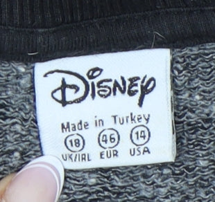 Preloved Disney Women’s Black 'Hakuna Matata' Sweatshirt Size 18 - Detail