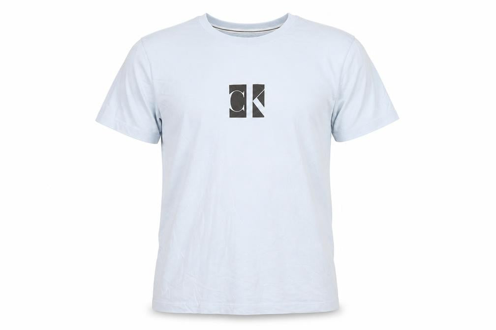 Calvin Klein Jeans Men's Blue Medium Logo T-Shirt