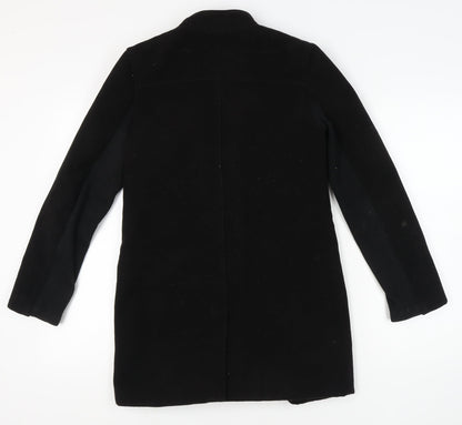 Back view of Missguided Women's Black Biker Jacket, size 10