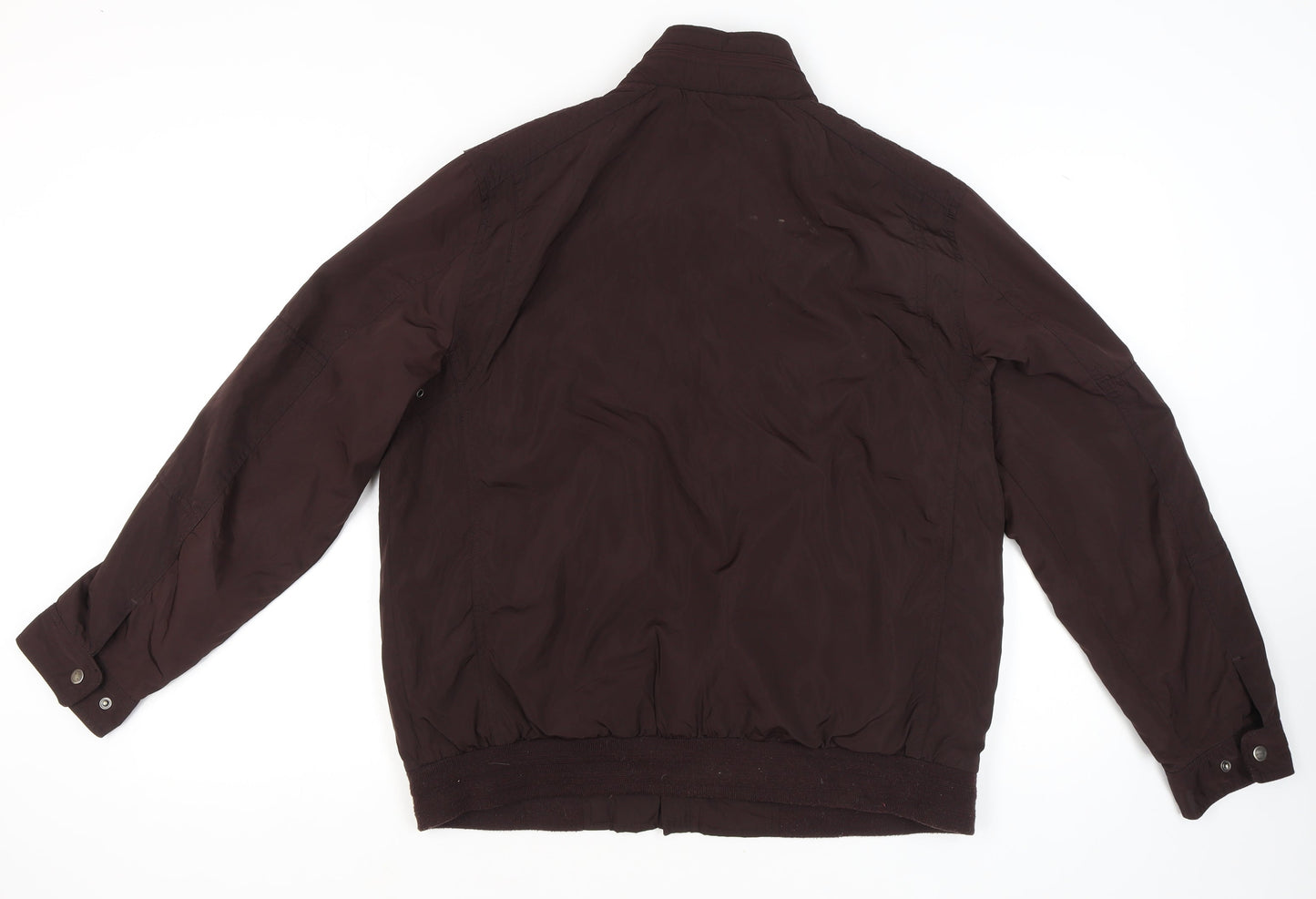 RJR John Rocha Men's Brown Jacket, Large, Stand-Up Collar 42"-44"