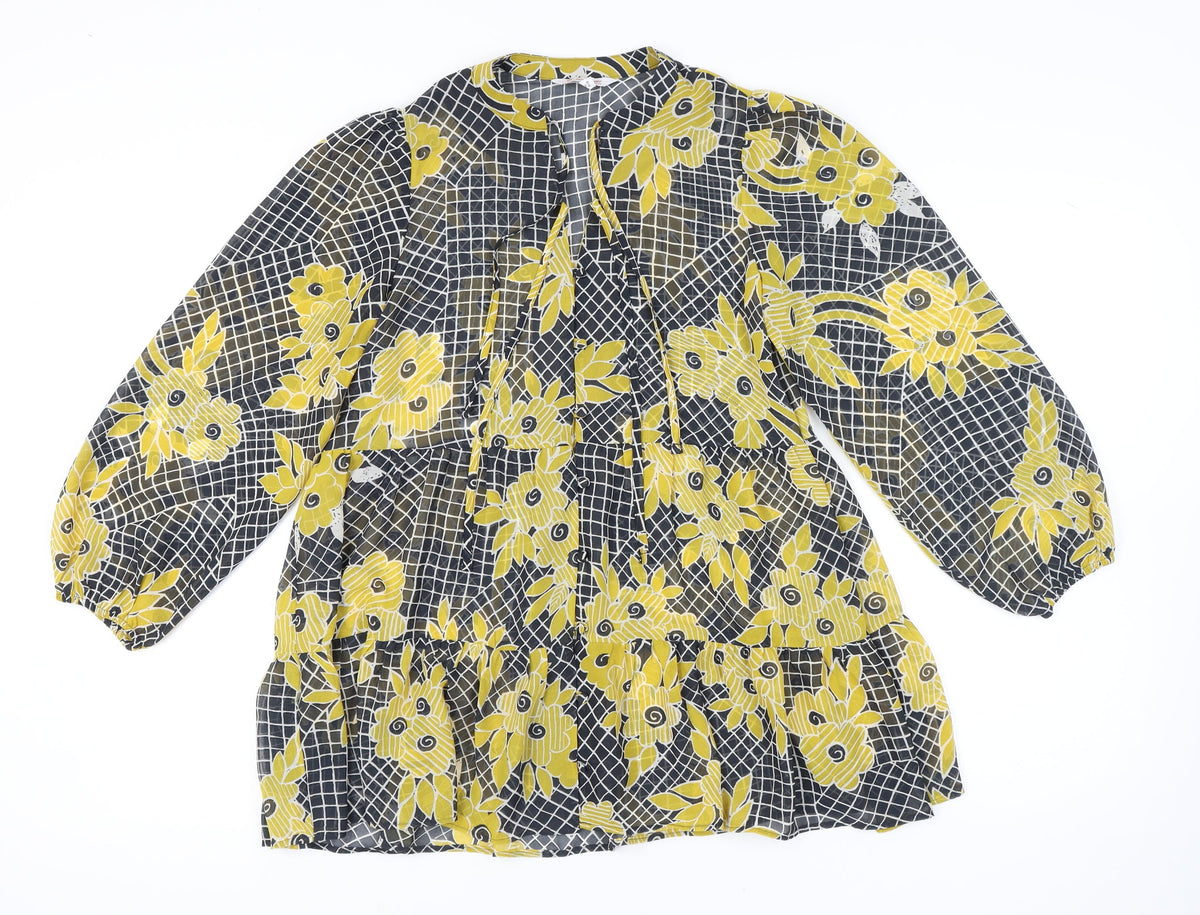 Next Women’s Multicoloured Floral Blouse Size 10