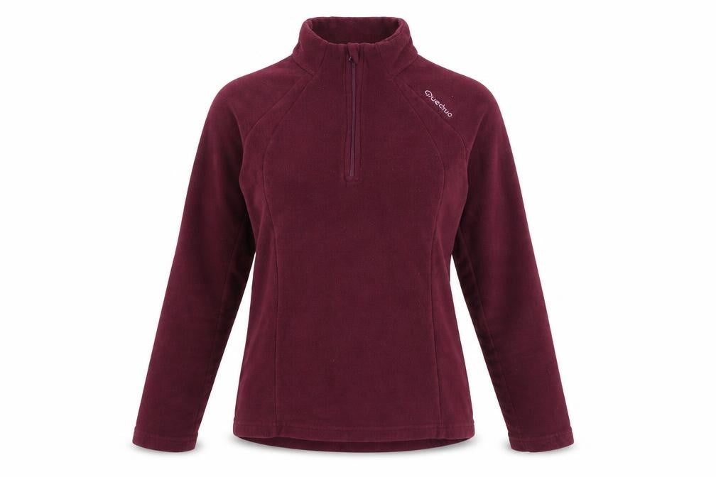 Decathlon Women's Purple High Neck Pullover Sweatshirt