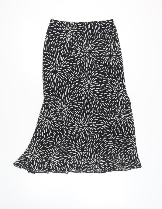 Wardrobe Women’s Black Trumpet Midi Skirt Size 14