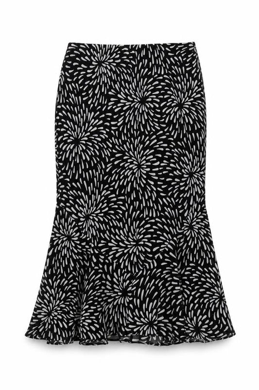 Wardrobe Women’s Black Trumpet Midi Skirt Size 14