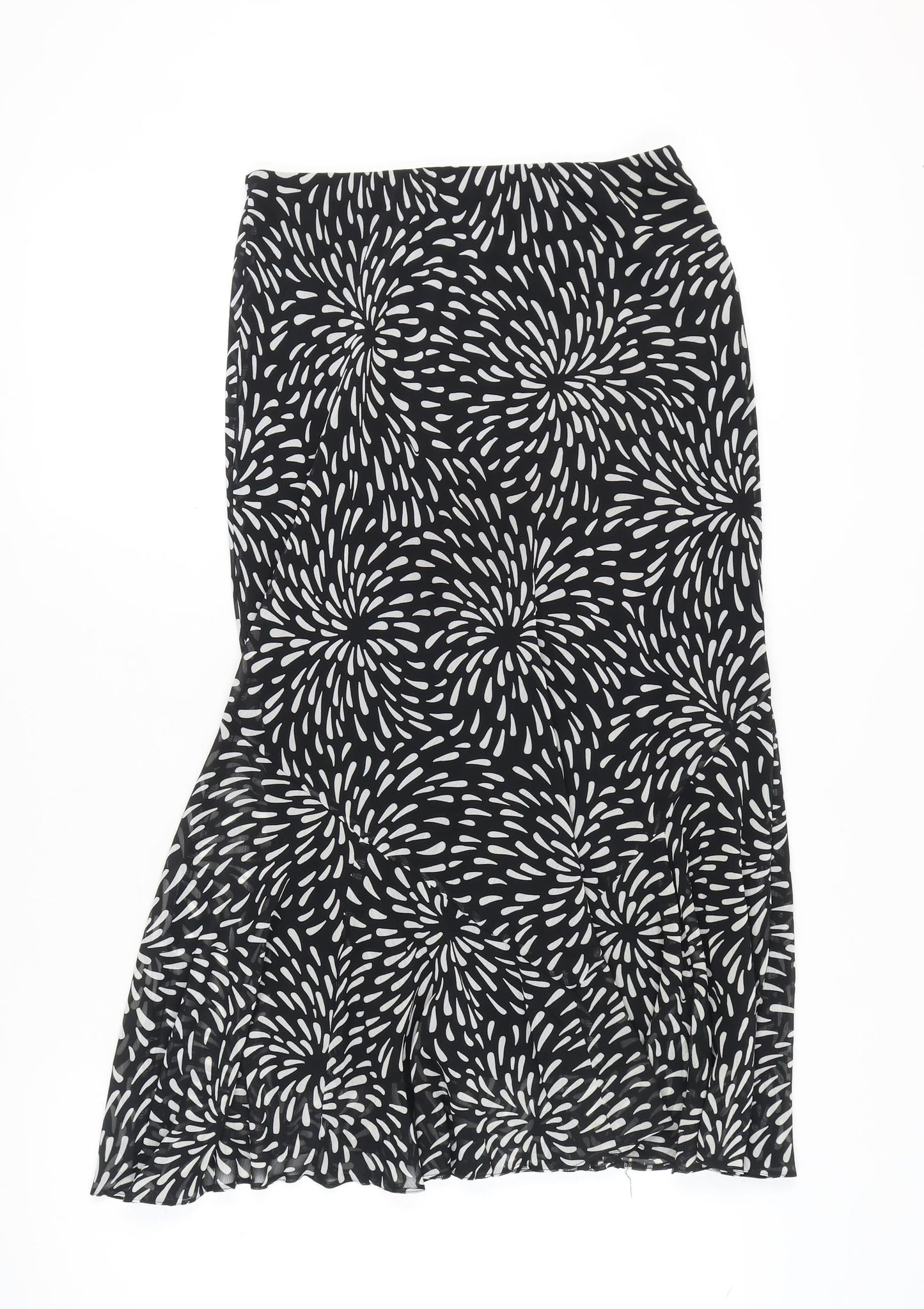 Wardrobe Women’s Black Trumpet Midi Skirt Size 14
