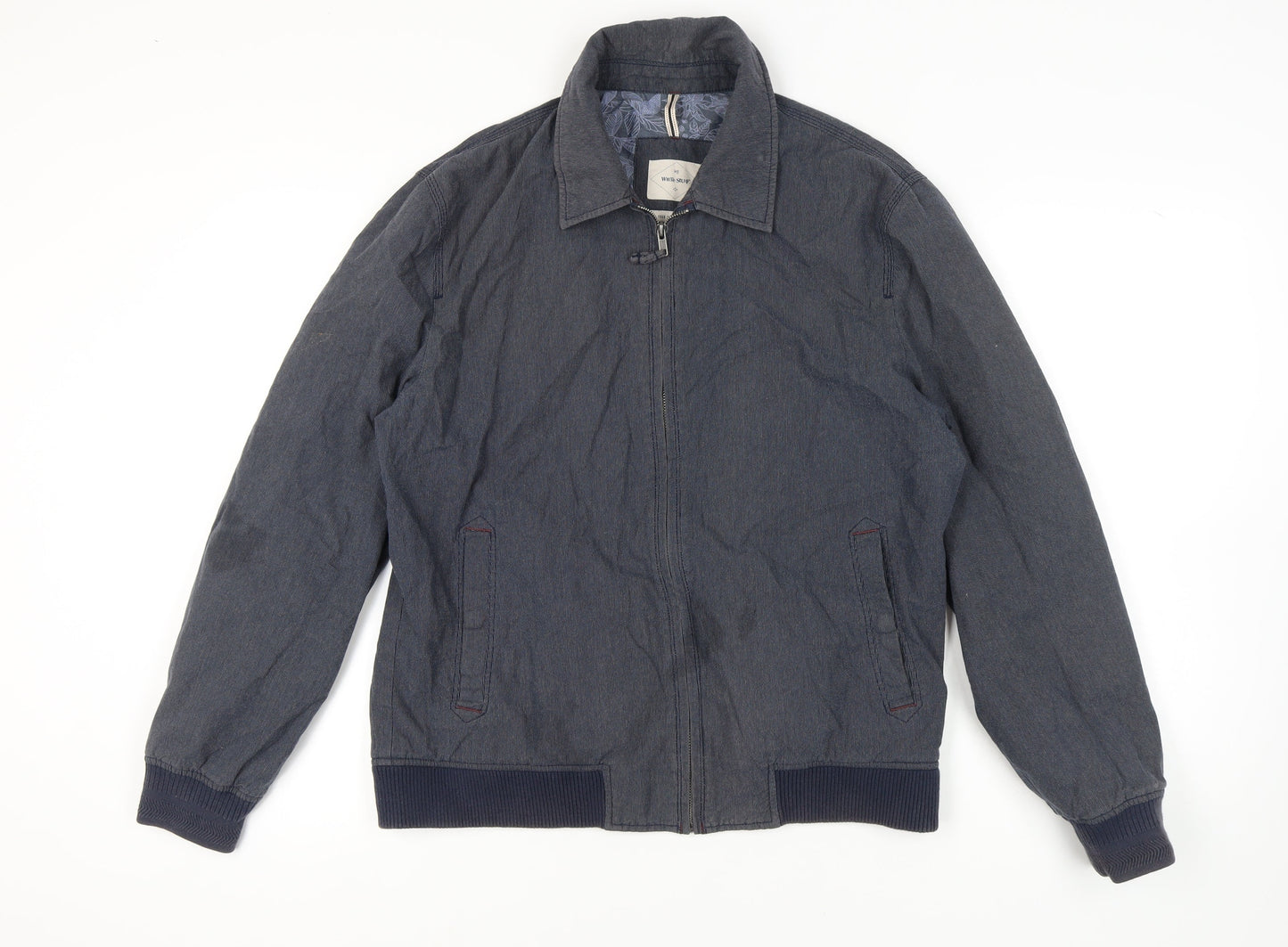 White Stuff Men's Grey Medium Basic Jacket