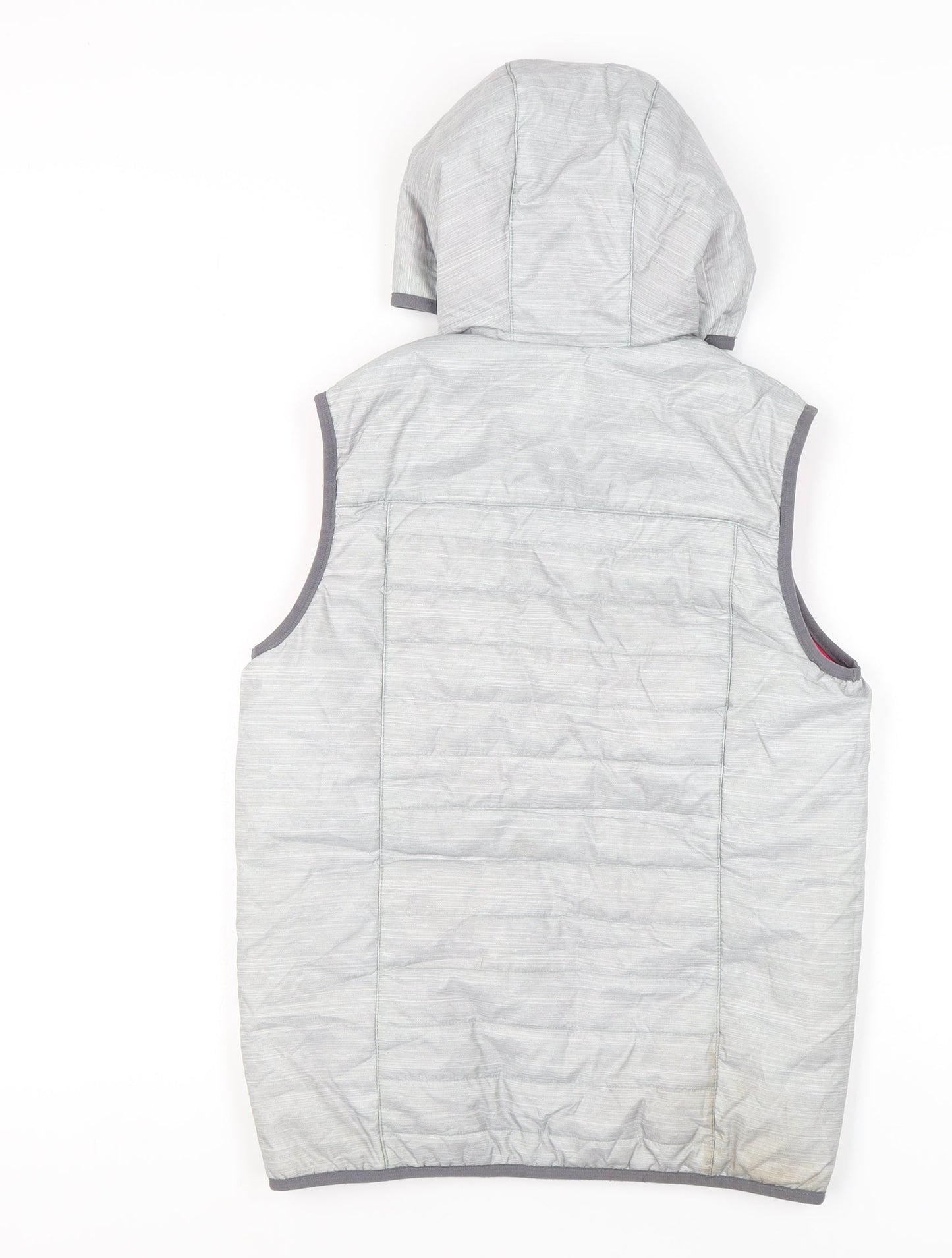 Decathlon Teens Grey Hooded Waistcoat Size 12