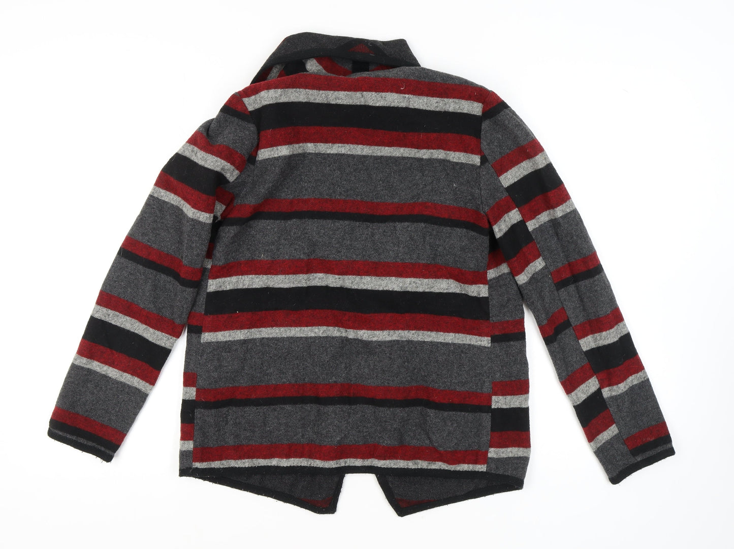 Warehouse Women's Multicoloured Striped Cardigan Size 10