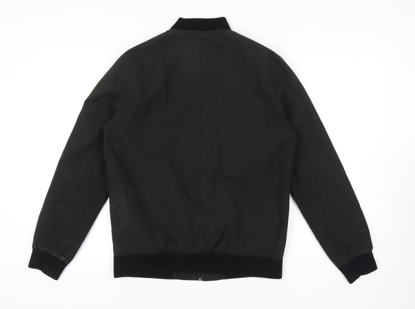Burton Menswear London Men's Black Bomber Jacket, M 38"40"