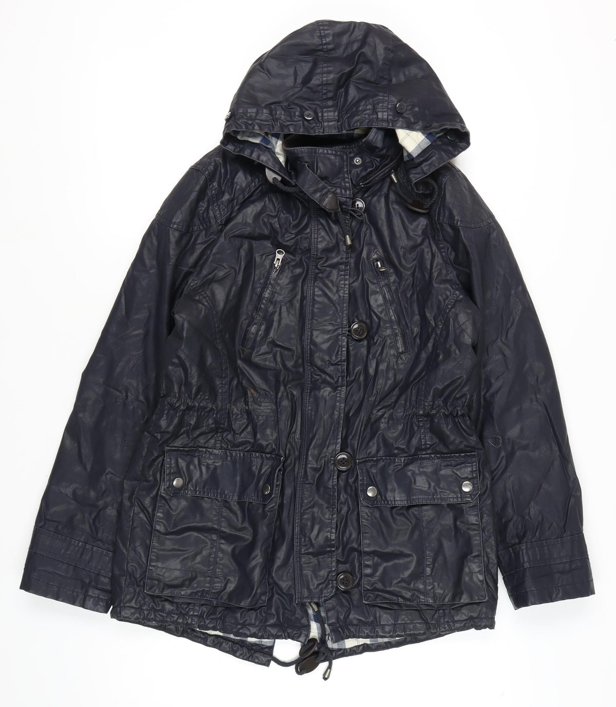Marks & Spencer Women's Black Parka Jacket Size 10