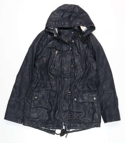 Marks & Spencer Women's Black Parka Jacket Size 10