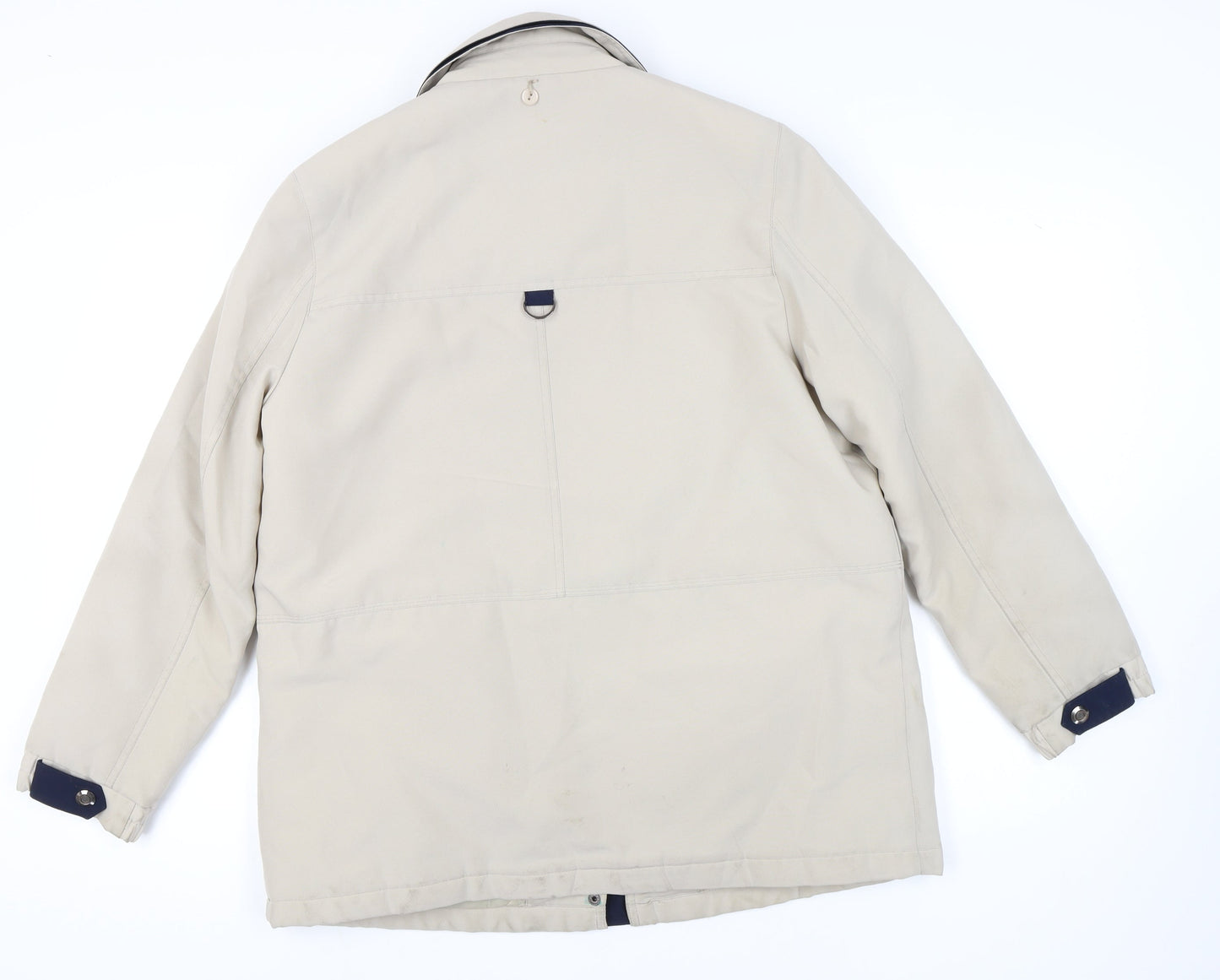 David Barry Beige Women's Jacket UK 16 Button Closure