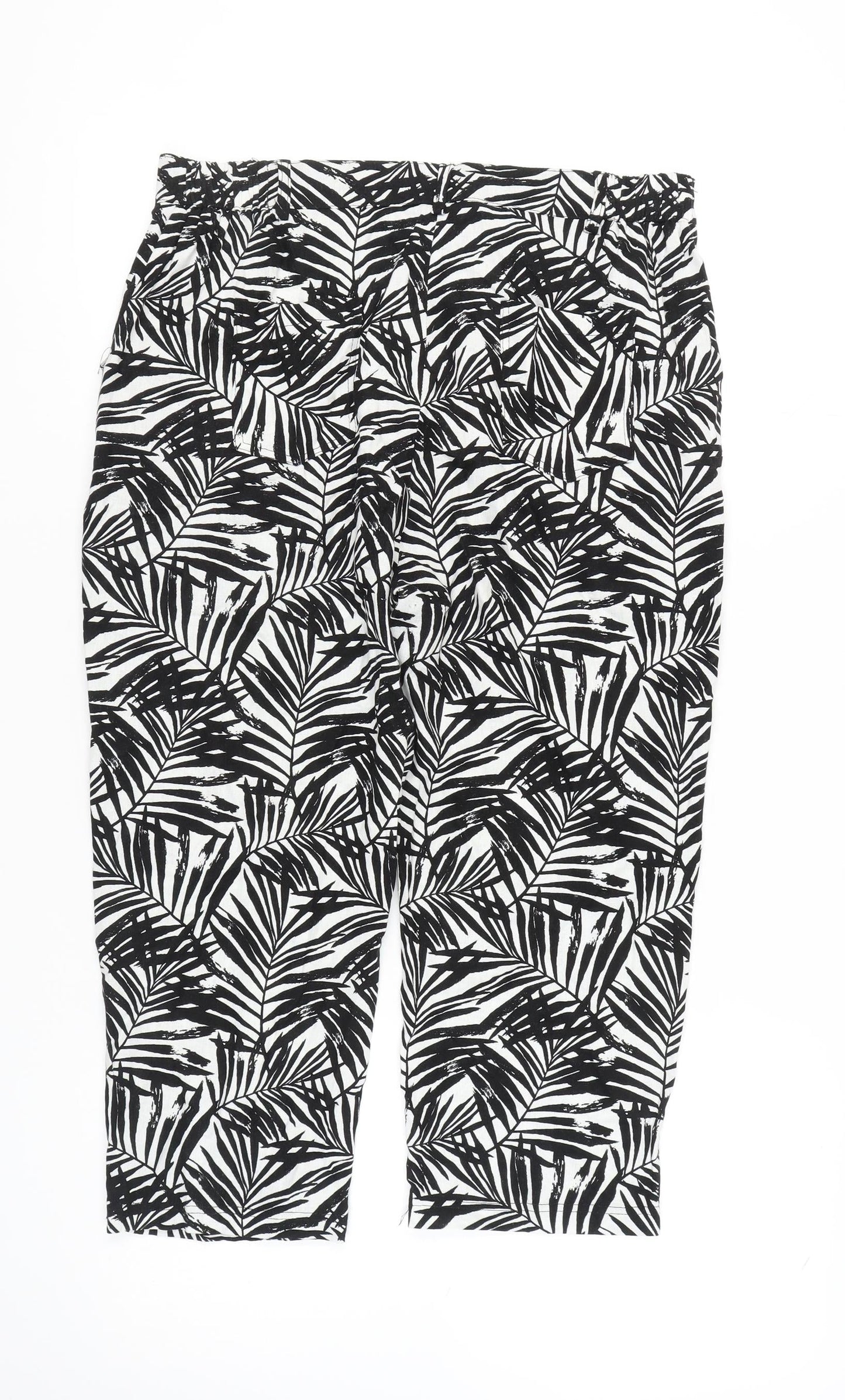 Anna Rose Women's Zebra Print Trousers Size 14
