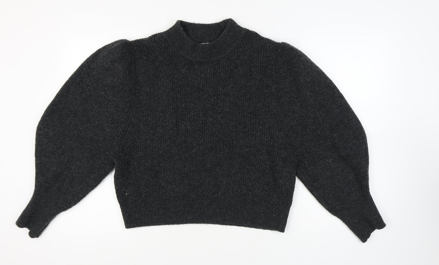 Topshop Women's Black Mock Neck Pullover Jumper M