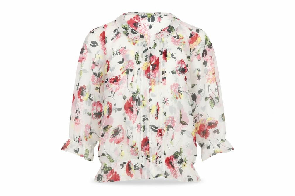 Next Women's Floral Blouse, Size 14, Multicoloured