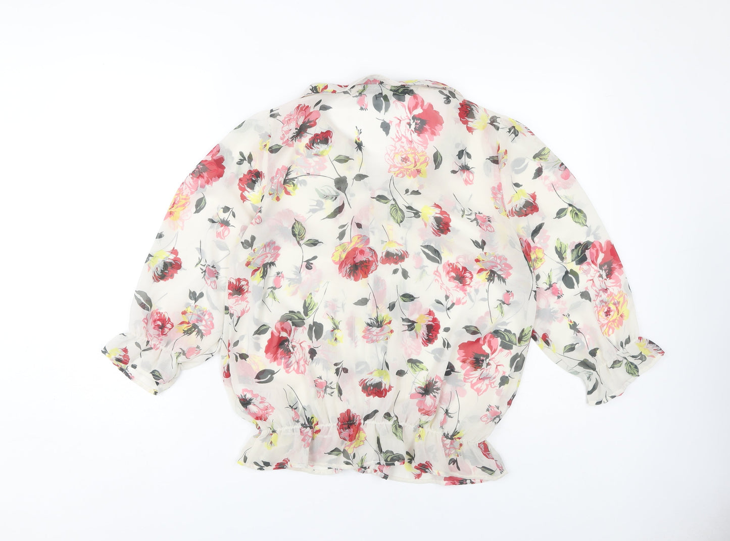 Next Women's Floral Blouse, Size 14, Multicoloured