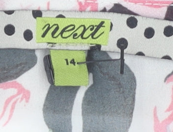 Next Women's Floral Blouse, Size 14, Multicoloured