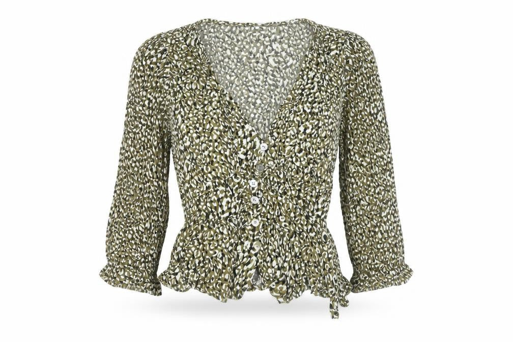 Stradivarius Women's Multicoloured Blouse, Size S