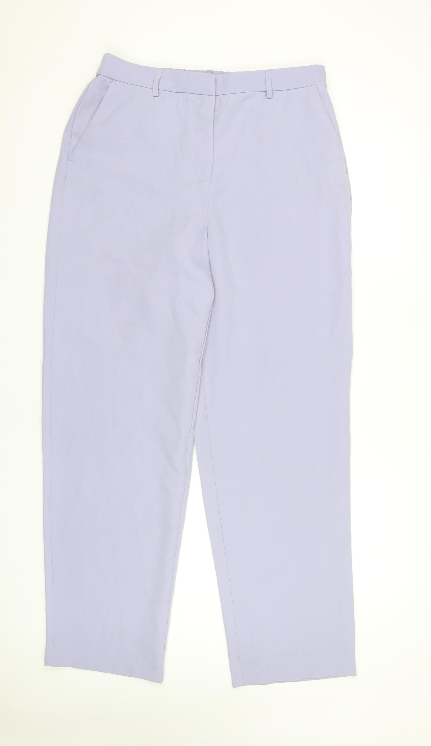 Vila Women's Purple Trousers Size 14 Polyester