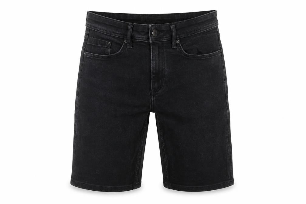 River Island Men's Black Casual Denim Shorts Size 28