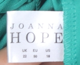 Joanna Hope Women's Green V-Neck Dress Size 22