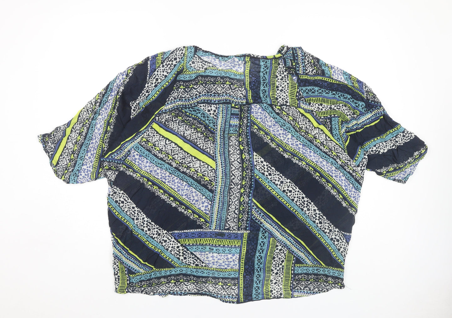 Monsoon Women's Multicoloured Geometric Blouse M