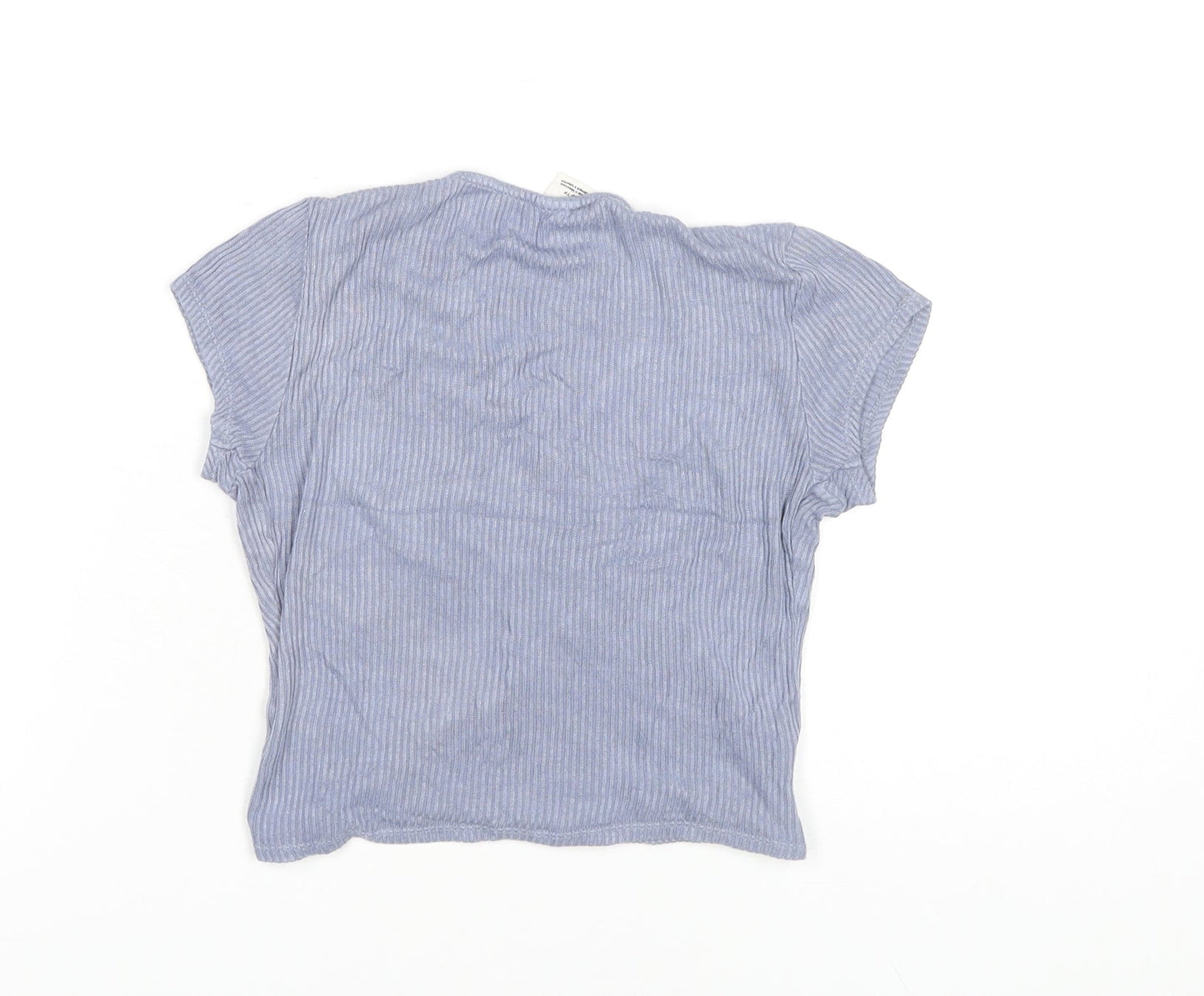 Urban Outfitters Women's Blue XS Wrap T-Shirt