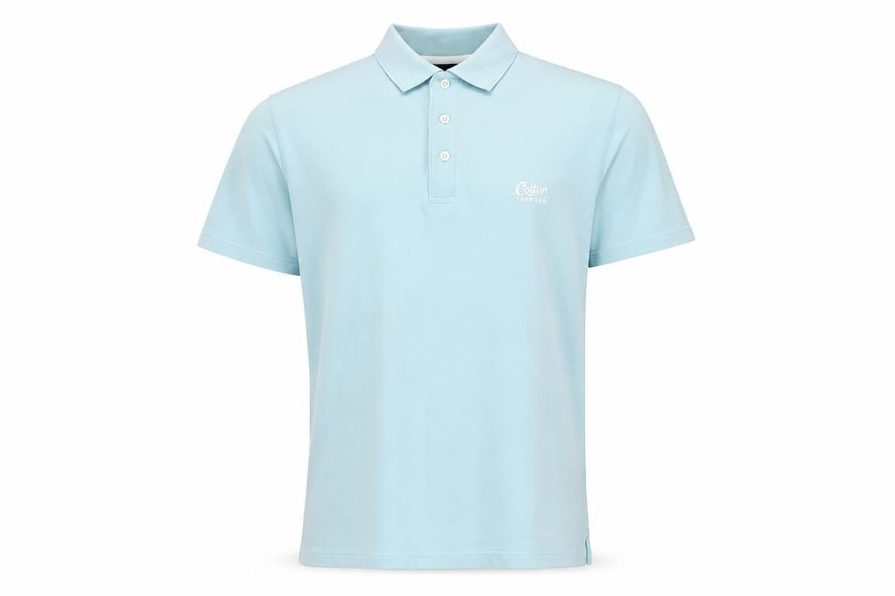 Cotton Traders Men's Blue Polo Shirt, S, Casual Style