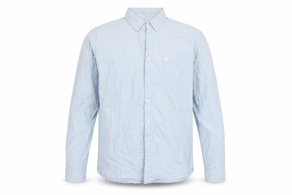 Jack Wills Men's XL Blue Classic Fit Button-Up Shirt