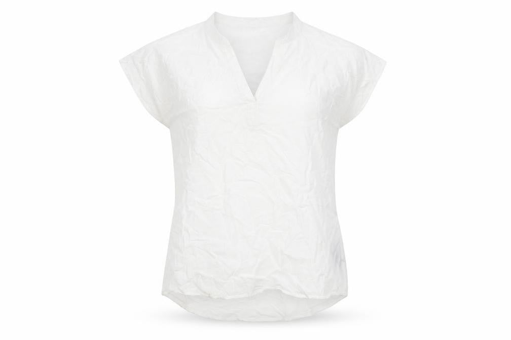 GAP Women's White Blouse XS, Sleeveless, Cotton