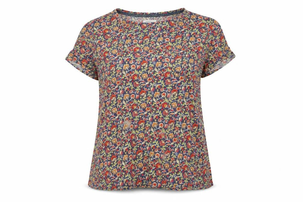 Cambridge Dry Goods Women's Multicoloured Floral Tee
