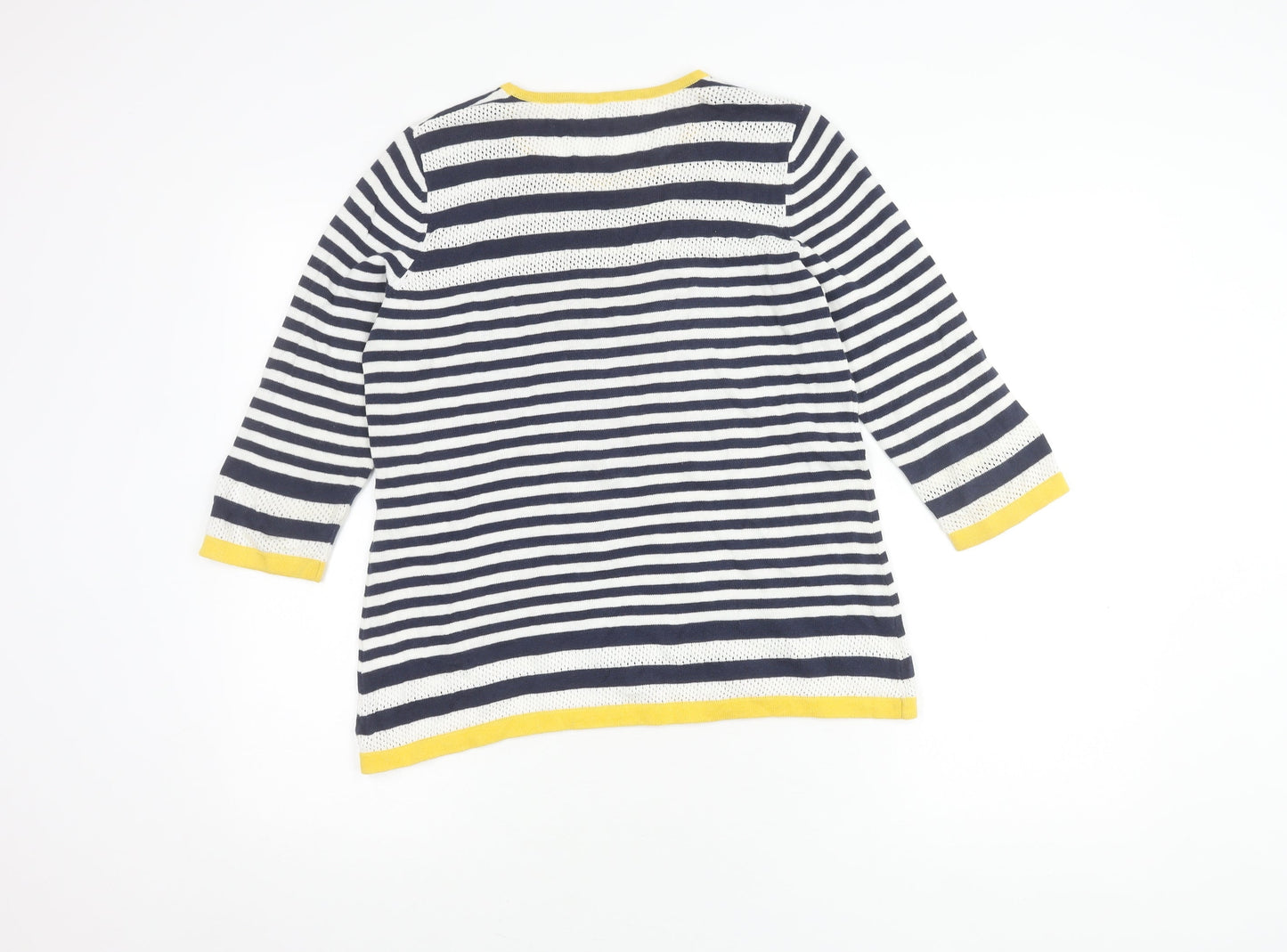 Tulchan Women's Blue Striped Jumper, Size 12
