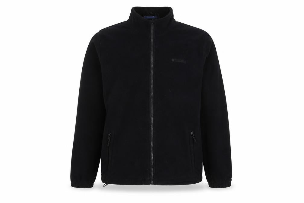 Mountain Warehouse Men's Black Fleece Jacket, M