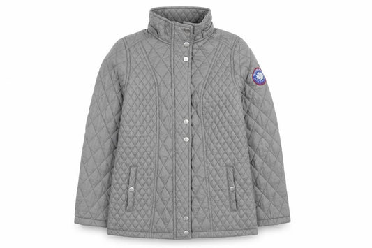 NTARCTICA Women's Grey Quilted Jacket L Winter