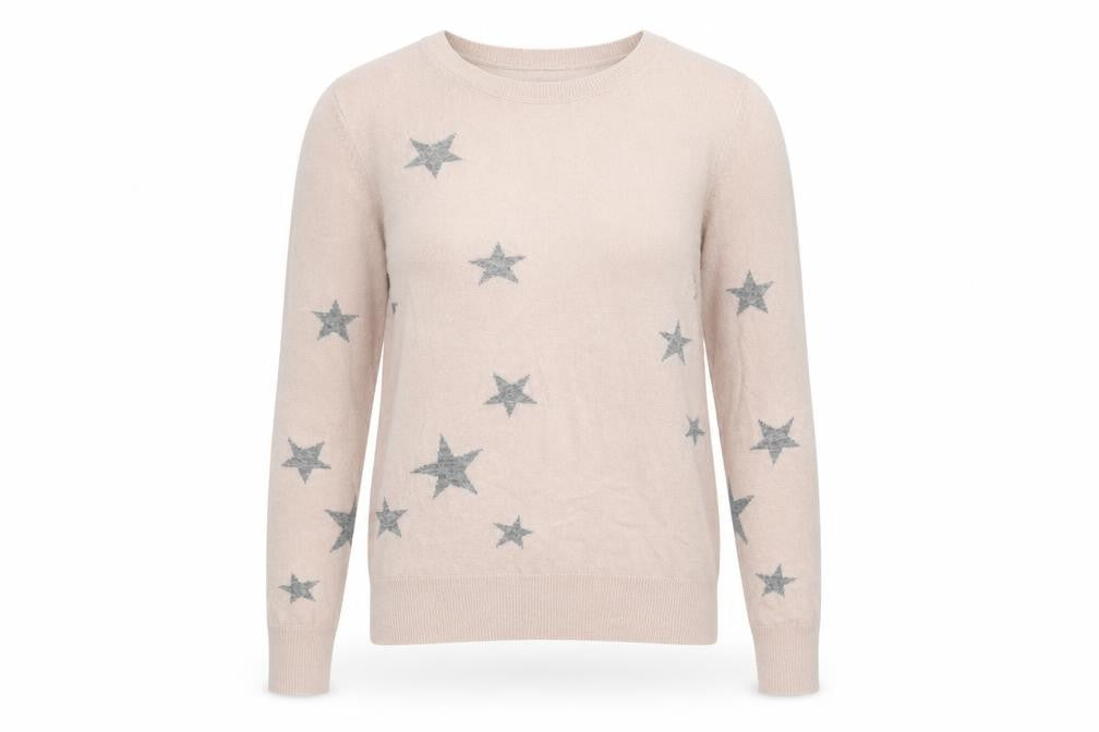 GAP Women's Pink Star Pattern Pullover Jumper XS