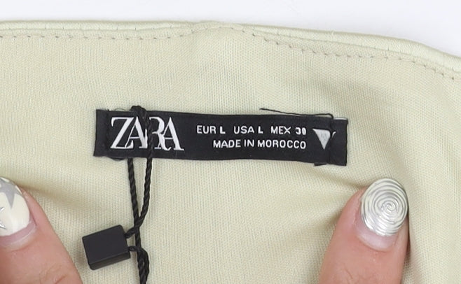 Zara Women Beige Sleeveless Top Size 12