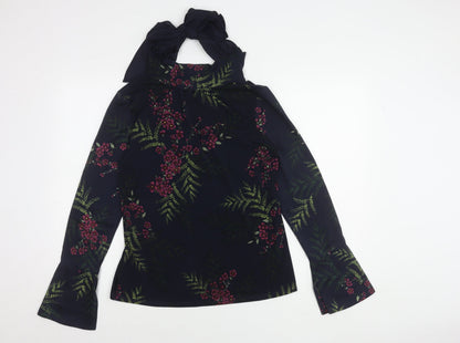 Next Women's Multicoloured Floral Tunic Blouse Size 10