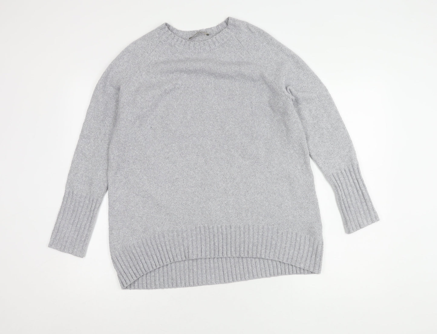 Oasis Women’s Grey Crew Neck Pullover Jumper, S
