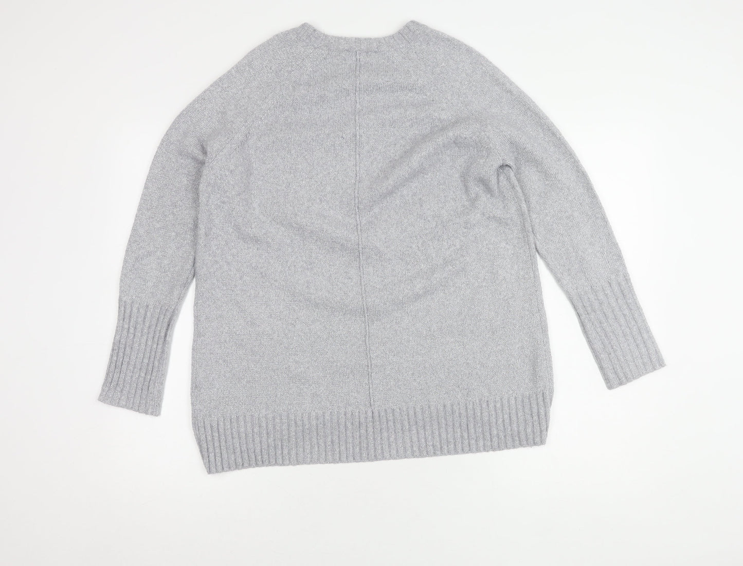 Oasis Women’s Grey Crew Neck Pullover Jumper, S
