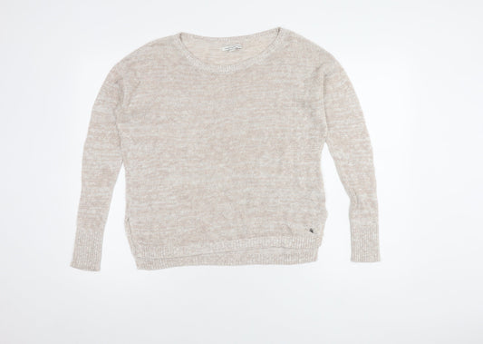 American Eagle Women’s Beige M Knit Pullover Jumper