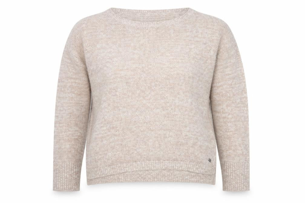 American Eagle Women’s Beige M Knit Pullover Jumper