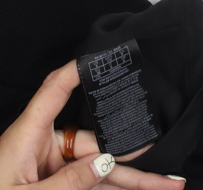 Brand and care label for Guess Black Sleeveless Bodycon Dress - Women's S