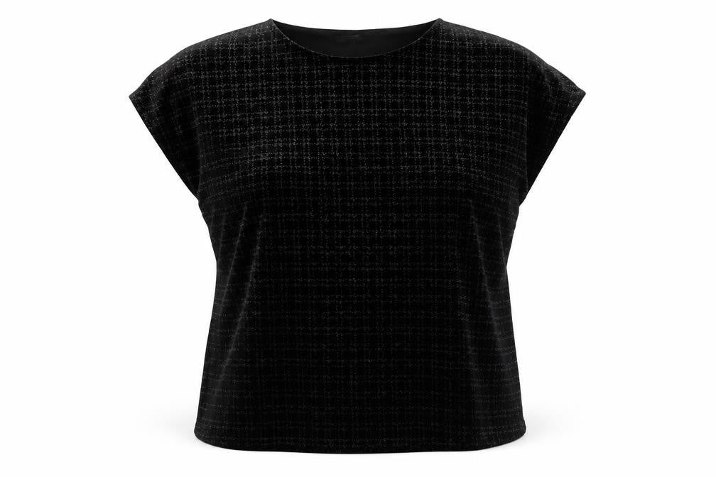 Next Women's Black Velvet Top Size 22