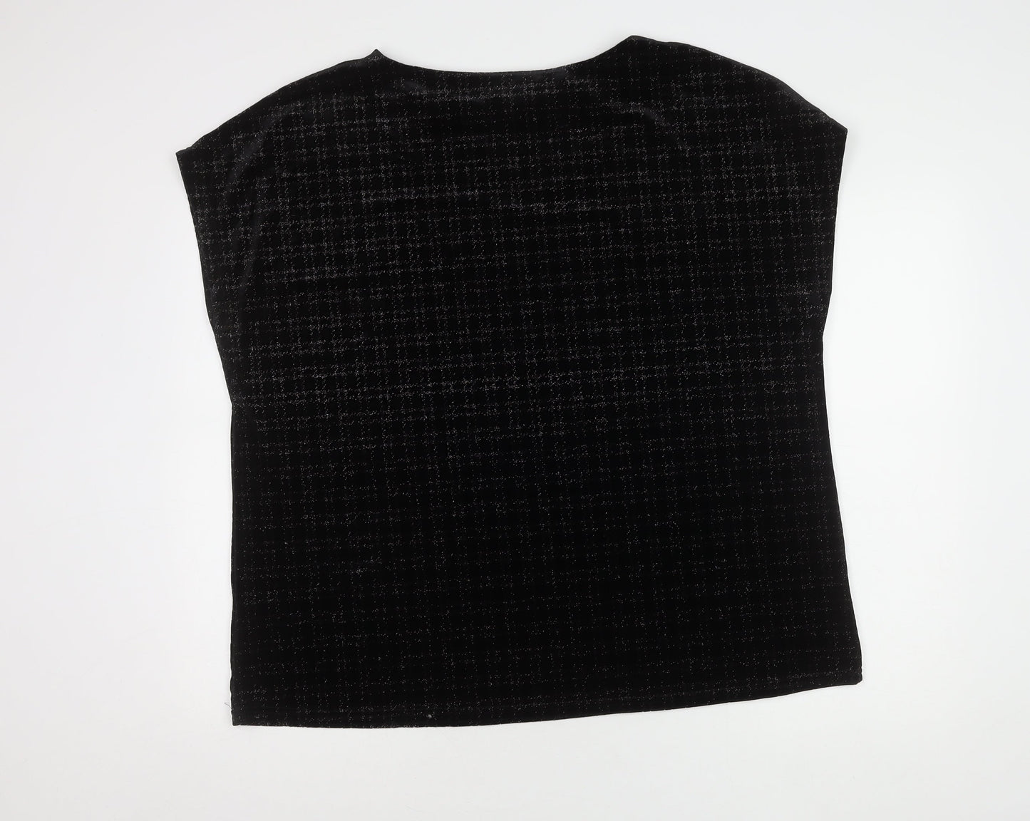 Next Women's Black Velvet Top Size 22